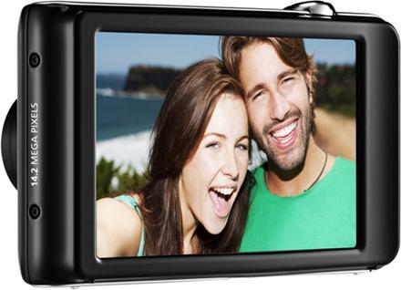 Immagine prodotto Samsung ST600, 14 MP, zoom 5x, doppio display, filmati HD, nero (1/2,3'')