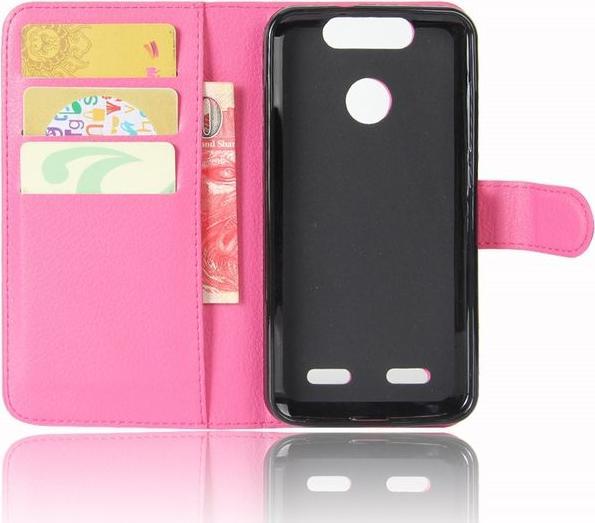 Actual product image MU Classic Litchi leather case (ZTE Blade V8 Lite)