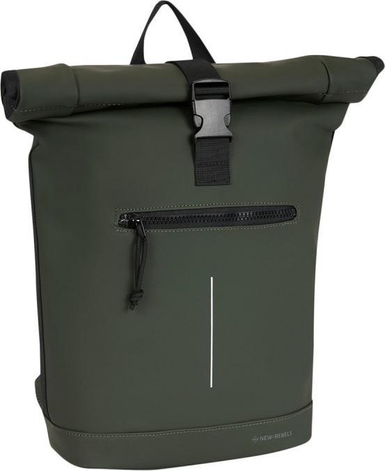 Actual product image New Rebels Mart - New York Rolltop Backpack 16L Dgreen (16 l)