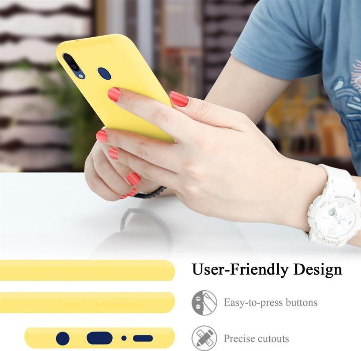 Immagine prodotto Cadorabo Copertura della cassa del silicone liquido TPU (Samsung Galaxy M20)