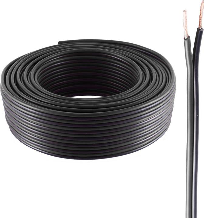 Produktbild Shiverpeaks BASIC-S--Lautsprecherkabel 2.5mm² 50x0.25 CCA schwarz 100m (100 m, 2.50 mm²)