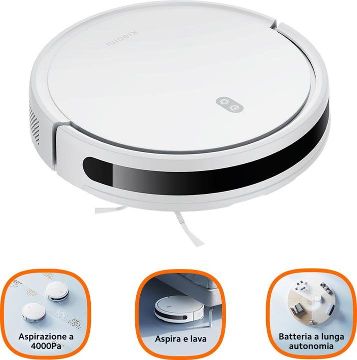 Actual product image Xiaomi Vacuum cleaner - robot E10, White (Vacuum mopping robot)