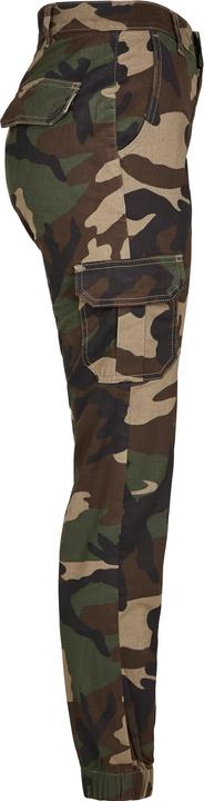 Actual product image Urban Classics Ladies High Waist Camo Cargo Pants (30)
