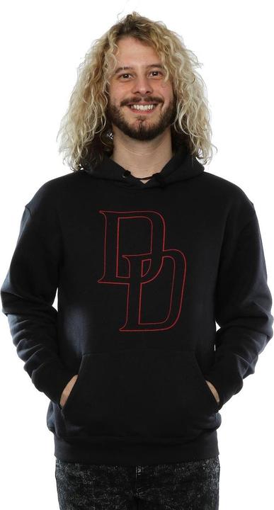 Actual product image Mens Daredevil Logo Outline Hoodie (3XL)
