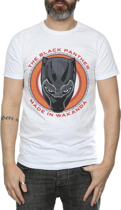 Immagine prodotto Maglietta Uomo Black Panther Made in Wakanda Rosso (3XL)