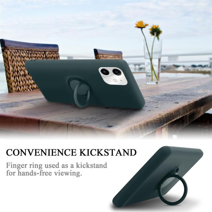 Produktbild Cadorabo TPU Liquid Ring Silicone Case Hülle (Apple iPhone 11)
