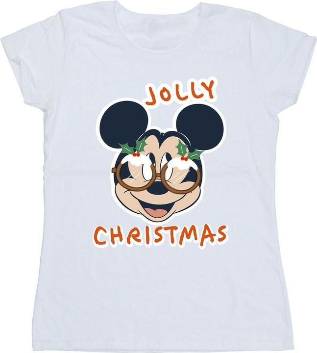 Produktbild Disney Mickey Mouse Jolly Christmas Glasses TShirt (S)