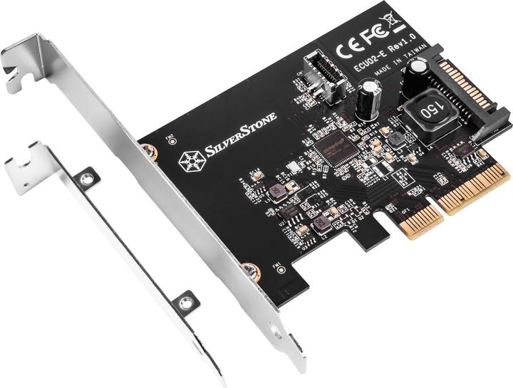 Produktbild Silverstone ECU02-E - USB-Adapter - PCIe 3.0 x2 Low-Profile