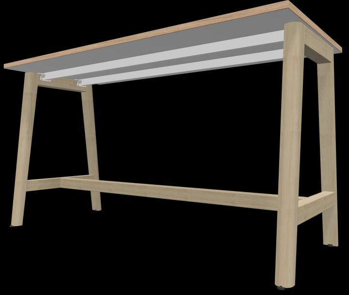 Actual product image Narbutas Nova Wood high table (160 x 70 x 90 cm)