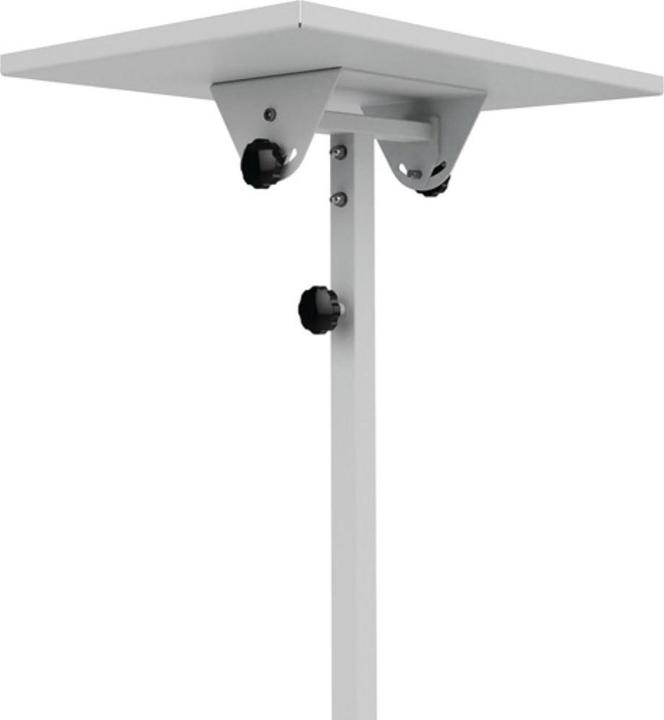 Actual product image Bedrunka & hirth Material stand loading area -L410xW610mm adjustable height 994-1344 mm light grey, RAL 7035