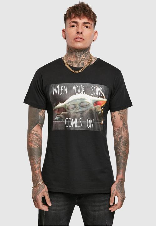 Actual product image Mister Tee Baby Yoda Song Tee (L)