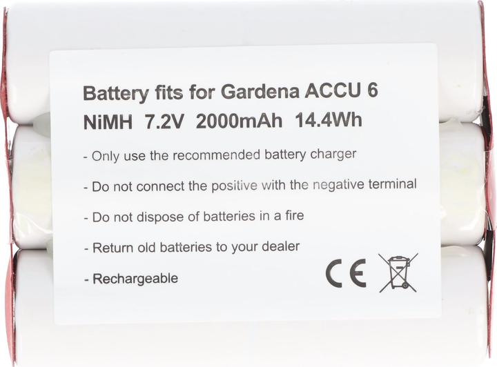 Immagine prodotto Gardena Batteria ACCU 6 per cesoie ST 6, Bosch AGS70 (7.2 V)