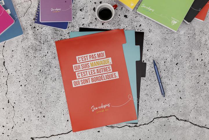 Produktbild Clairefontaine Jemedisais Set Registermappen (22 x 31 cm, 240 x)
