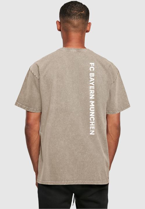 Actual product image FC Bayern München Mia San Mia Logo Acid Washed Heavy Oversize Tee - 116665 (XS)
