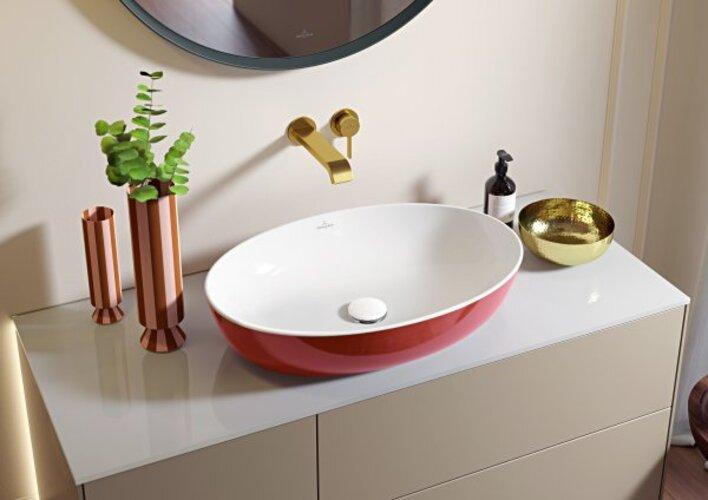 Produktbild Villeroy & Boch Aufsatzwaschbecken Artis 61 cm oval wei 41986101 (410 mm, 610 mm)