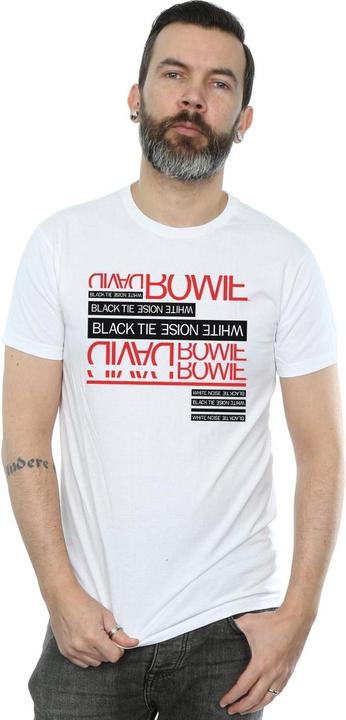 Immagine prodotto David Bowie Black Tie White Noise Maglietta Uomo (L)