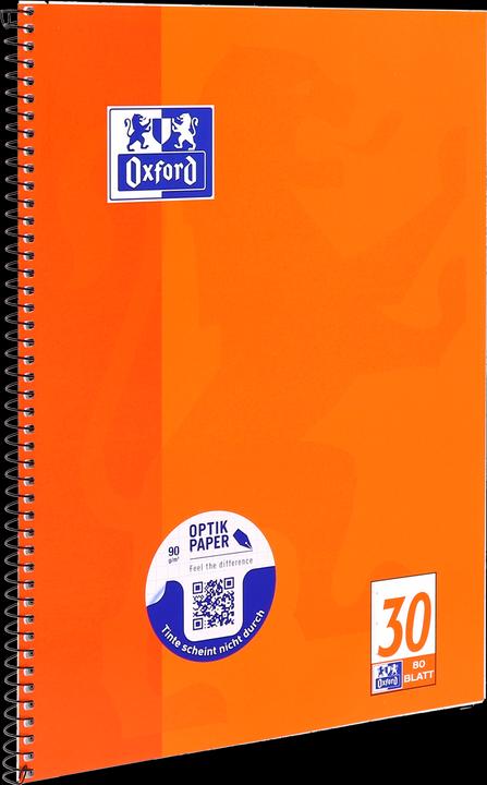 Productafbeelding Oxford College notebook (A4+, Geen, Hardcover)