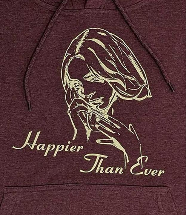Produktbild Universal Textiles Happier Than Ever Hoodie zum Überziehen (S)