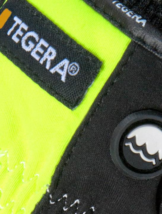 Immagine prodotto Tegera Ejendals 293, Guanti da officina, Nero, Bianco, Giallo, Adulto, Adulto, Lattice, Pelle (10)