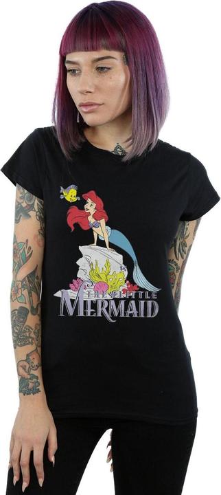 Actual product image Disney Womens/Ladies The Little Mermaid Sea Friend Cotton T-Shirt (XXL)