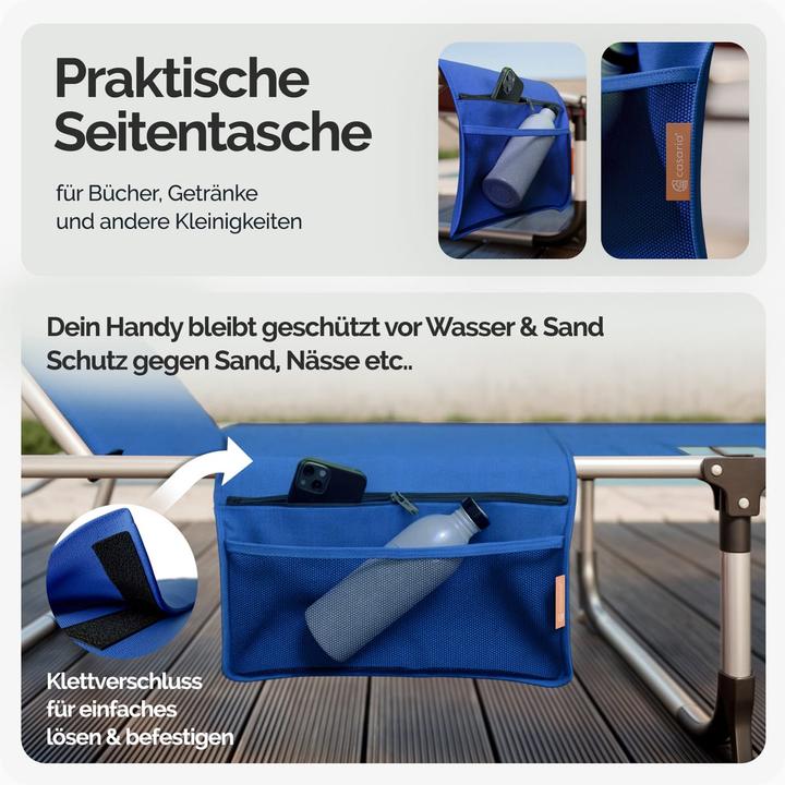 Actual product image Casaria Sun lounger (210 cm)