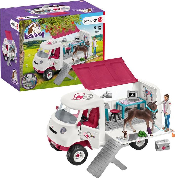 Image du produit Schleich Vétérinaire mobile avec un poulain hanovrien