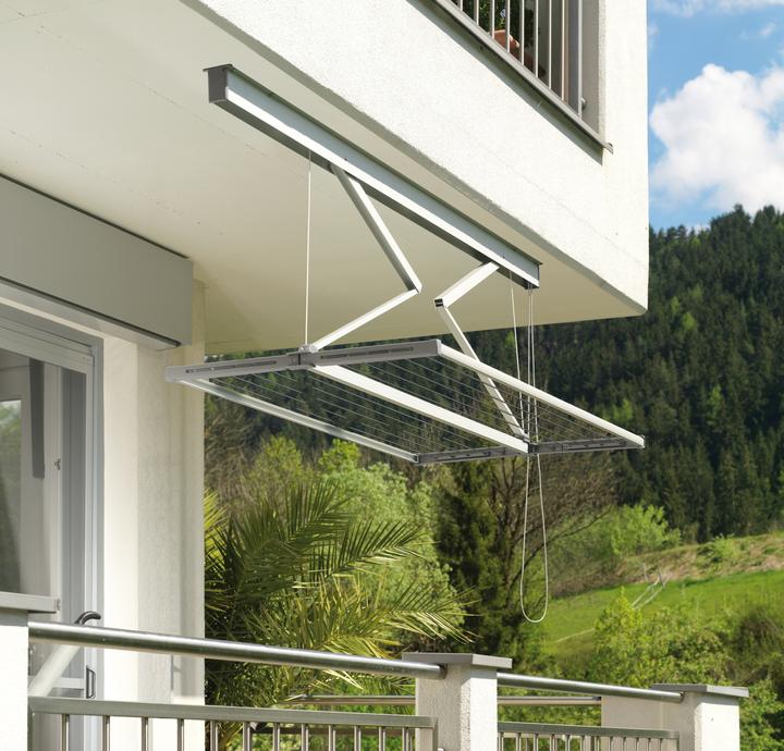 Juwel Deckentrockner Samba 140 (Aufhängelänge 13,7 m, Wäschetrockner für grosse Wäscheteile / Bettwäs (13.70 m)