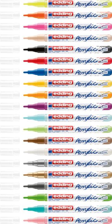 Actual product image Edding Acrylic marker 5300 Fine (Yellow green, 2 mm, 1 x)