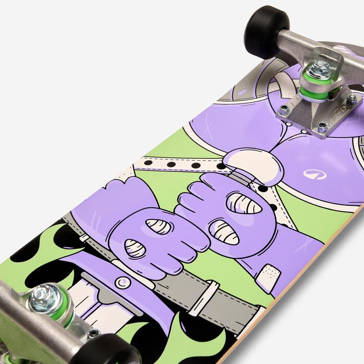 Actual product image Decathlon Skateboard Kinder 3–7 Jahre 7,25" - CP100 Mini Skatopia grün (27.91")
