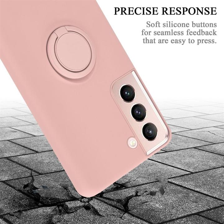 Productafbeelding Cadorabo TPU Vloeibare Ring Silicone Hoesje (Samsung Galaxy S21 5G)