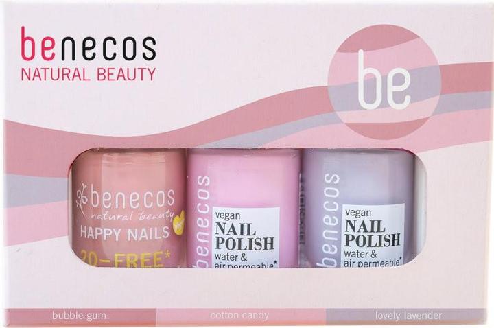 Produktbild Benecos Geschenkset Nagellack Pretty in Pastel (Farblack)