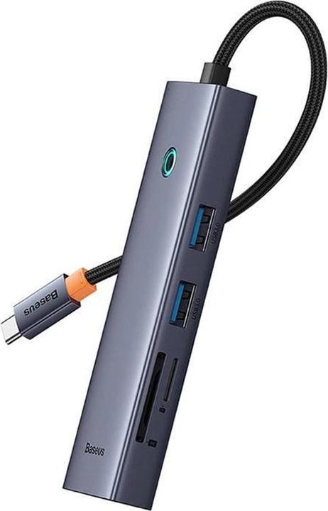 Immagine prodotto Baseus Hub 7w1 UltraJoy a 7 porte (da USB-C a 1xHDMI4K@30Hz + 2xUSB 3.0 + 1xPD +RJ45 + SD/TF3.0) (7 Porti)