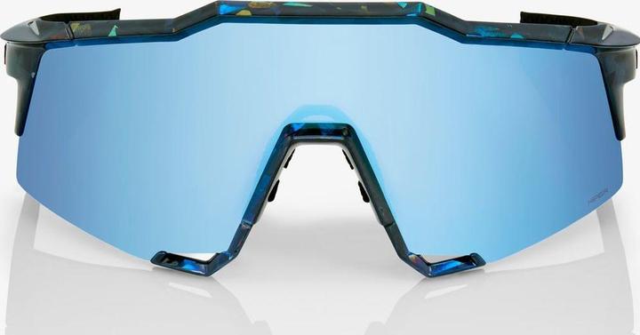 Image du produit 100% Lunettes Speedccraft-Black Holographic-Hiper Blue Multilayer Mirro (Noir, Bleu glacier)