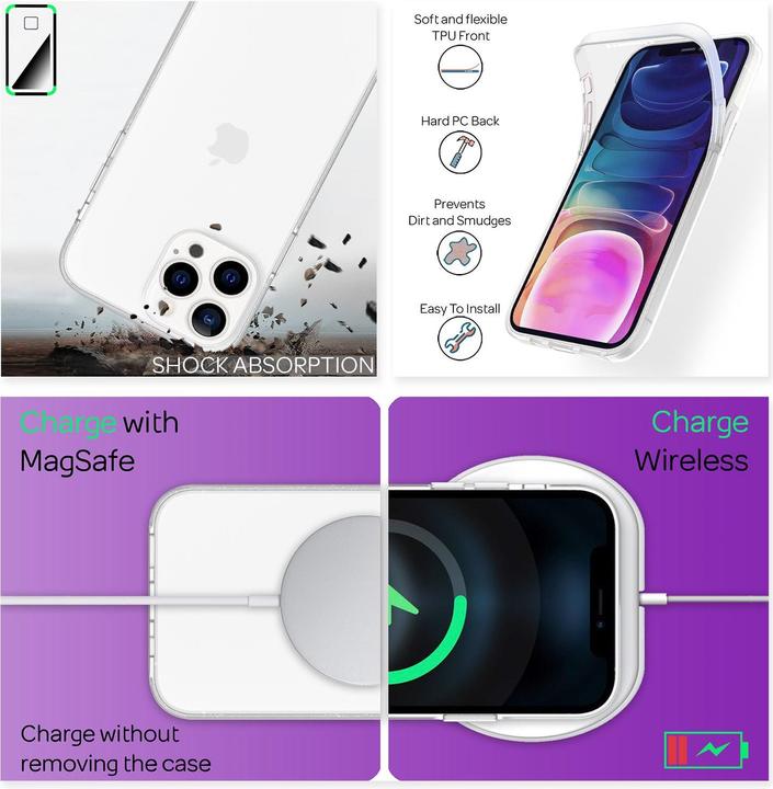 Actual product image Nalia 360 degree cell phone case (Apple iPhone 13 Pro Max)
