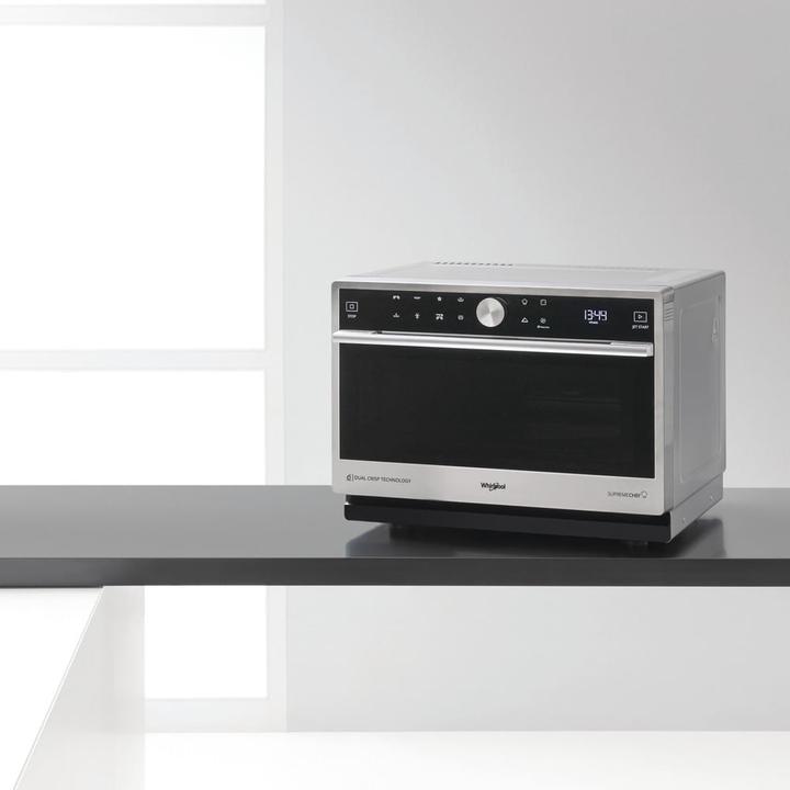 Image du produit Whirlpool MWSC 9133 SX Surface plane Combi-micro-ondes 33 L 1000 W Noir, Acier inoxydable (33 l)