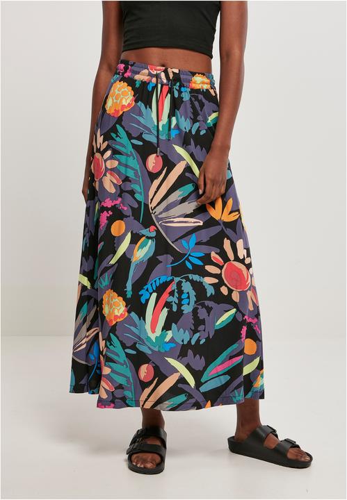 Image du produit Urban Classics Ladies Viscose Midi Skirt (L)