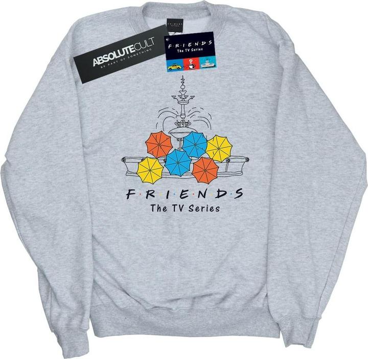Friends Fountain And Umbrellas Sweatshirt