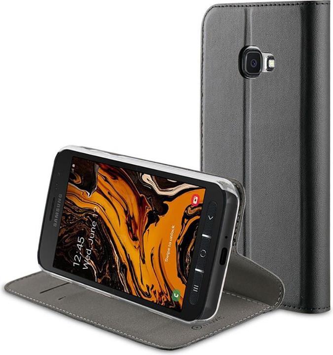 Muvit Edition Folio Stand Noir: Samsung Galaxy Xcover 4s (Samsung Galaxy Xcover 4s)