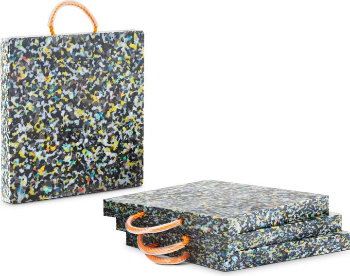 Produktbild MSW Kranplatten Unterlegplatten 40 x 40 x 4 cm Traglast bis zu 12.000 kg 4 Stück
