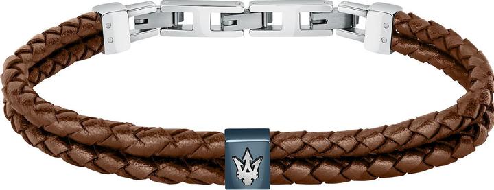 Immagine prodotto Maserati Armband (22 cm, Acciaio inossidabile, Cuoio, Riciclato)