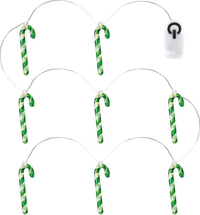 Image du produit Sirius Guirlande lumineuse de Noël Hannah canne à sucre, 8 × lampes (1.30 m)