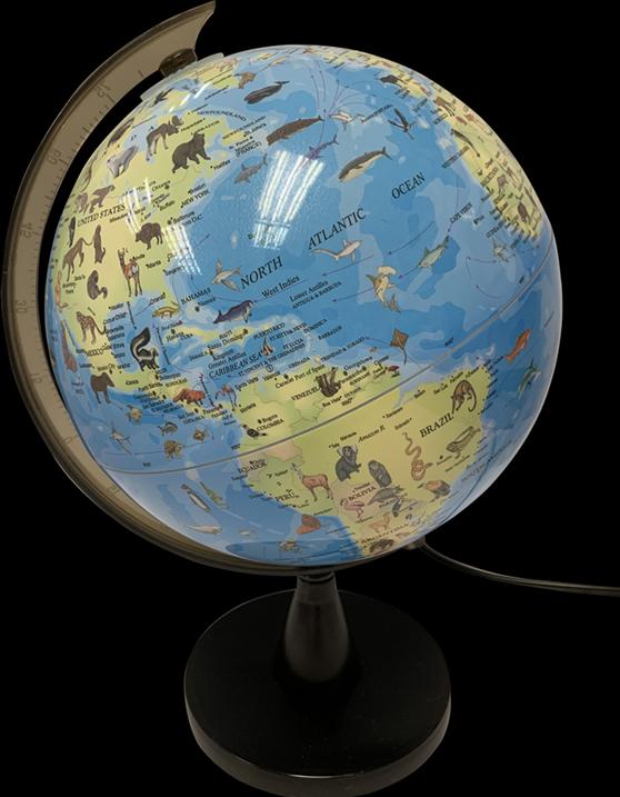 Actual product image Tele Globe with animals and light 20 cm (TY6190) (20 cm)