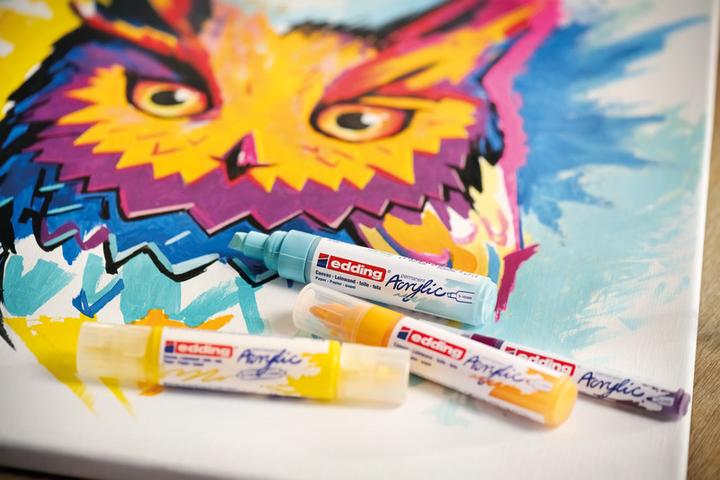 Actual product image Edding Acrylic Marker 5000 Wide (Pastel blue, 10 mm, 1 x)