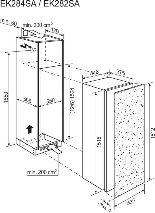 Produktbild Electrolux EK284SARBR (262 l)