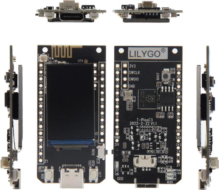 Produktbild Lilygo T-PicoC3 ESP32-C3 RP2040 Dual MCU mit 1.14 Inch Display