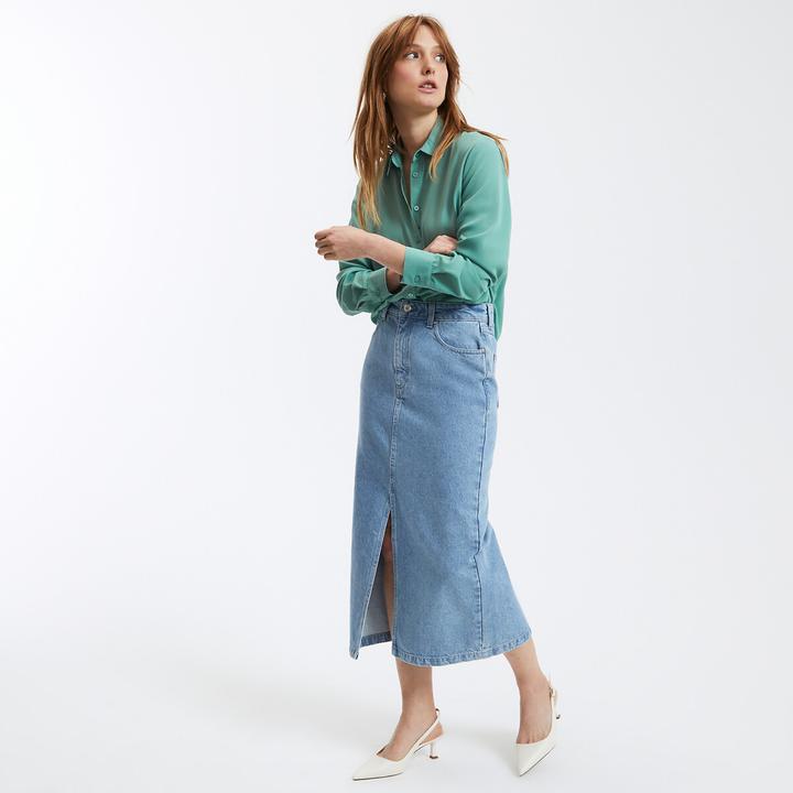 Immagine prodotto La Redoute Collections Gonna in denim (36)