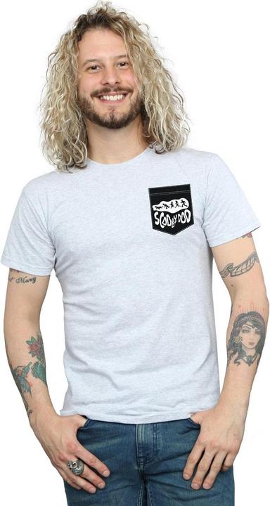 Actual product image Scooby Doo Mens Faux Pocket T-Shirt (S)