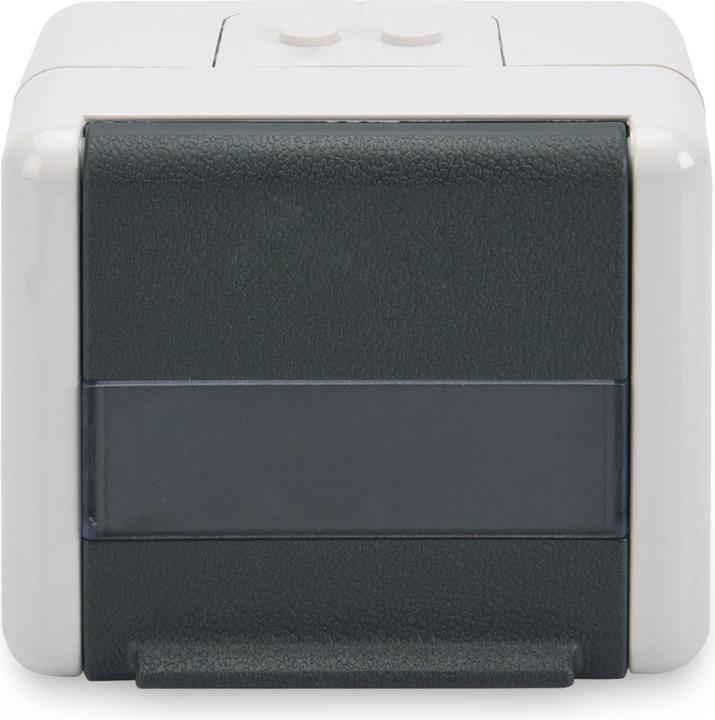 Produktbild Digitus Datenanschlussdose für Keystone Module IP44 Aufputz mit Klappdeckel optionaler Einsatz für 2x Key... (Kabel Zubehör)