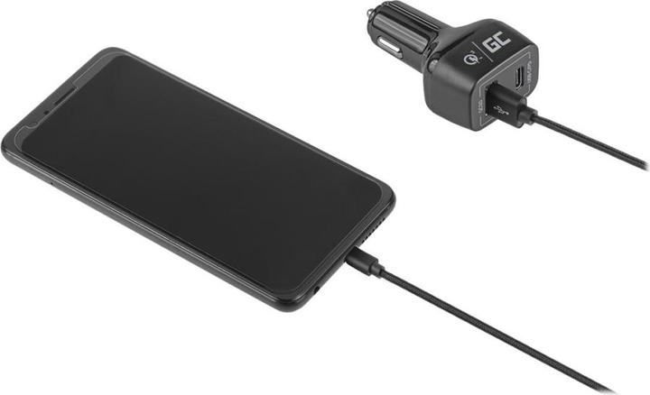 Image du produit GreenCell CAD33 - Intérieur - allume-cigare - 12 V - noir