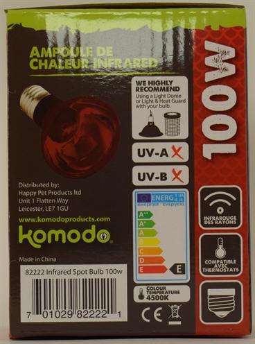 Actual product image Komodo Infrarood Warmtelamp Es